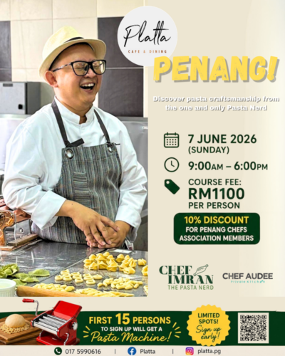 Pasta Masterclass: Platta, Penang