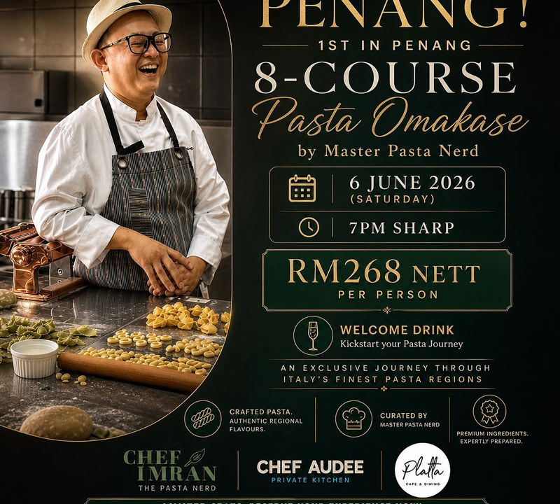 Chef Imran - Pasta Omakase (Penang)