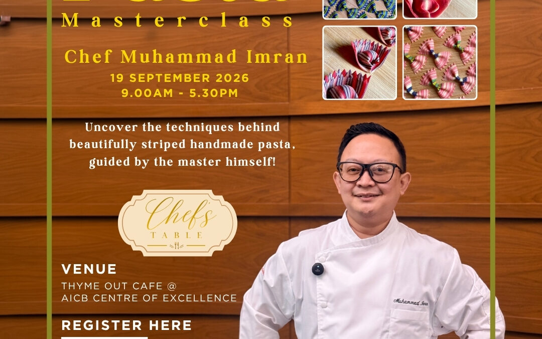 Pasta Masterclass in collaboration with AICB x Thyme Out Cafe